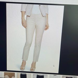 Cleaning out my closet!!!  WHBM cream pant, 2